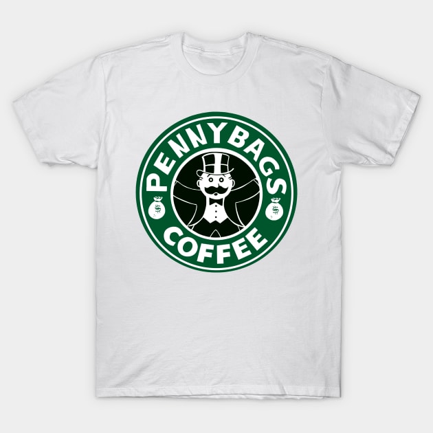 Pennybag’s Coffee T-Shirt by CodeytheArtist